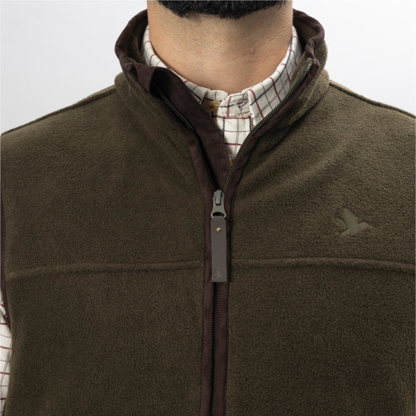2026 Seeland Herren Woodcock Earl Fleece Weste 4021200150013 - Pine Green Melange